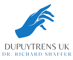 The logo for dupuytrens uk dr richard shaffer.